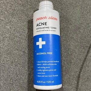 Peach slices acne exfoliating toner Salicylic Acid acne Treatment